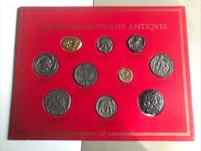 PIECES PUBLICITAIRE BP TRESOR DES MONNAIES ANTIQUES complet