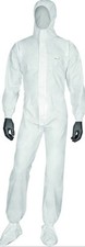 Combinaison jetable à cagoule blanche taille L type 5/6 DELTA PLUS
