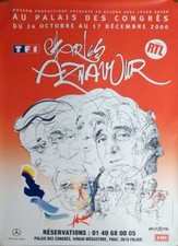 CHARLES AZNAVOUR - PARIS CONCERT IN 2000 - ORIGINAL RARE LARGE ROLLED POSTER