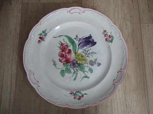 Grand plat rond - plat, decor