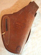 étui de pistolet ou revolver en cuir fauve GIL HOLSTER M16-R3 - AM24GIL003