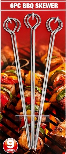 Brochettes bbq acier - 6,