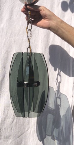 Suspension vintage verre - suspension,