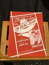 Opérette Colorado Un beau jour partition chant piano éditions Choudens