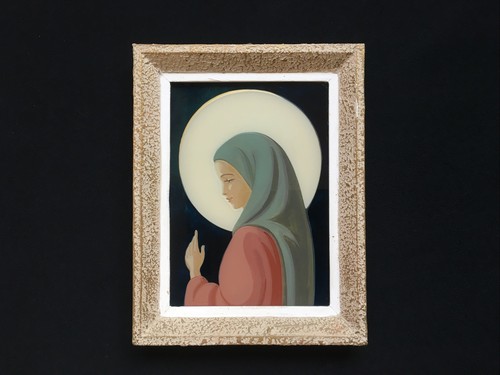 Tableau portrait vierge marie - tableau,