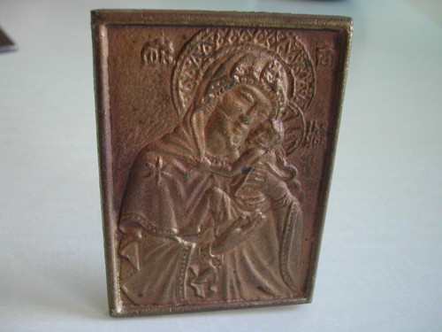 Ancien tableau bronze - tableau,