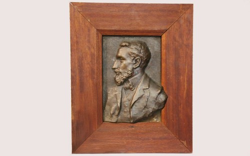 Portrait homme bas relief - d'homme, bas-relief