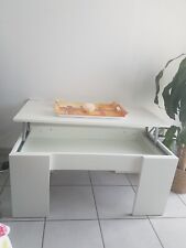 table basse blanche