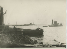 Pays Bas, Construction d'un digue du nouveau polder à Zuiderzee  Vintage si