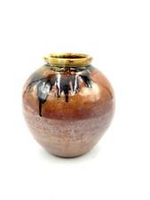 vase boule en grès émaillé
