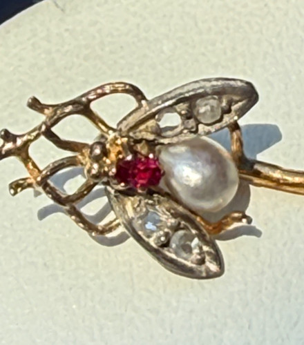 Epingle cravate or - à, 18ct