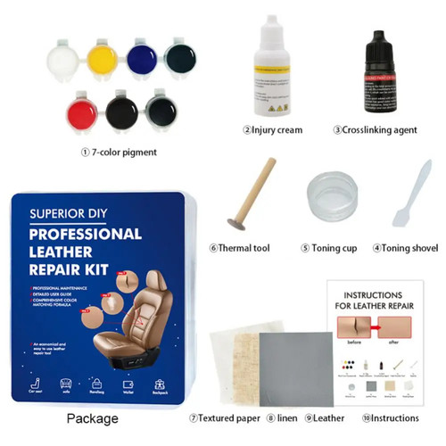 Kit réparation pour - pour, cuir