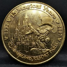 JETON TOURISTIQUE MDP 2008 15 MAGICAL YEARS DISNEYLAND RESORT PARIS  / MEDAILLE