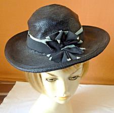 Chapeau début XXe en paille
