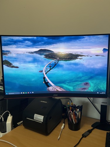Ecran incurvé gamer - gamer, aoc