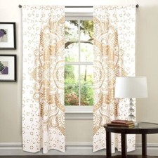 Tapisserie dorée coton