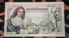 Billet 500 Piastres Colbert