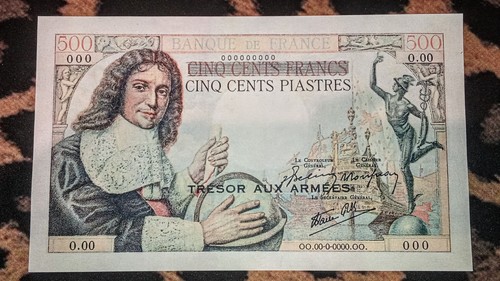 Billet 500 piastres colbert - 500,