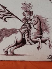 carreau ancien cavalier arabe