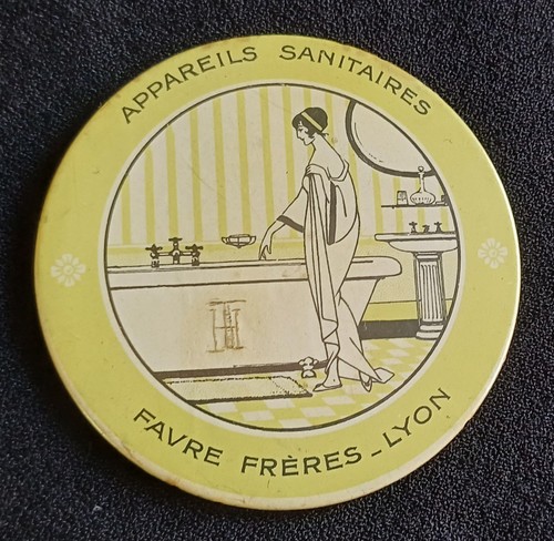 Ancien miroir poche - de,