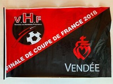 DRAPEAU PLASTIQUE FINALE COUPE DE FRANCE 2018 LES HERBIERS - VENDEE