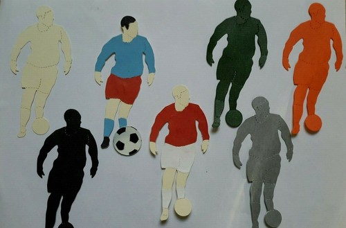 Die cut joueurs - cut, football