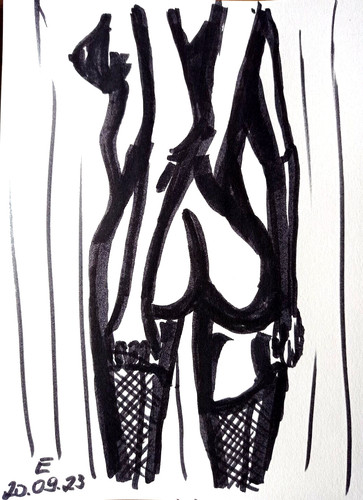 Dessin original érotique