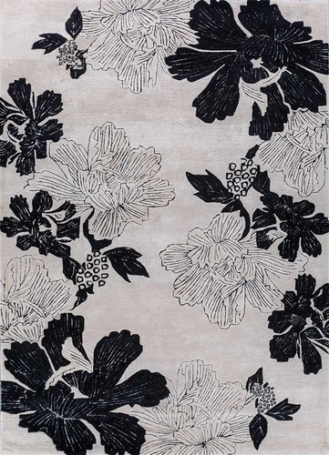 Tapis touffeté main en - main,