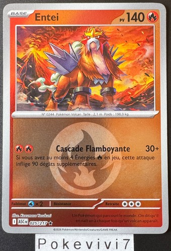 Carte pokemon entei - carte,