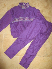 Survêtement CITY WALK SPORTONIC vintage années 90 nylon violet made in France