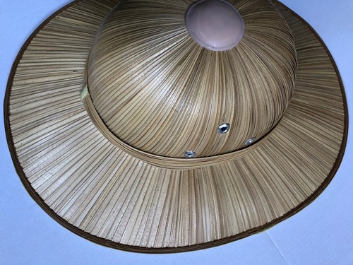 Ancien chapeau casque colonial - casque,