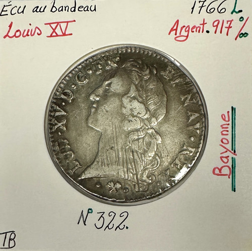 Ecu bandeau - (louis, xv)