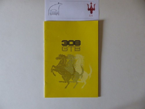 Ferrari 308 gtb - gtb, catalogue