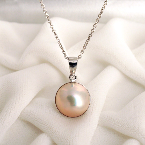 Pendentif perle mabe haut - à,