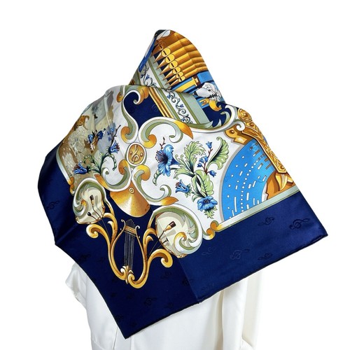 Foulard vintage soie - en,