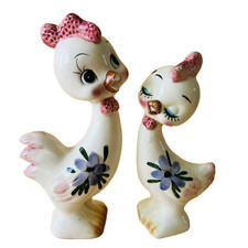 2 Figurines poules poulet