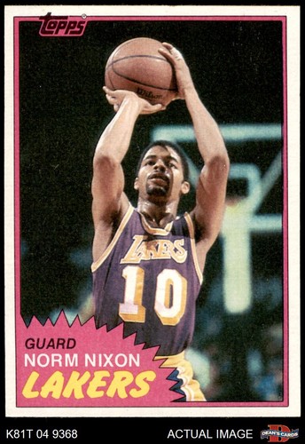1981 topps norm nixon - topps, #22