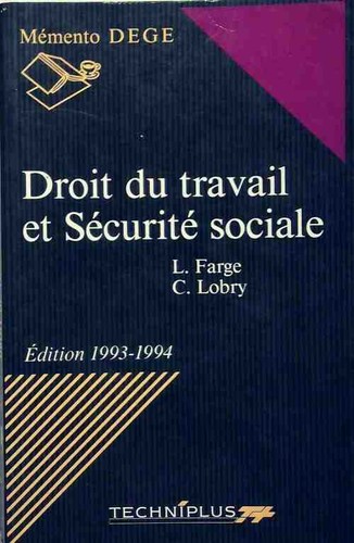 Droit travail sécurité - du,