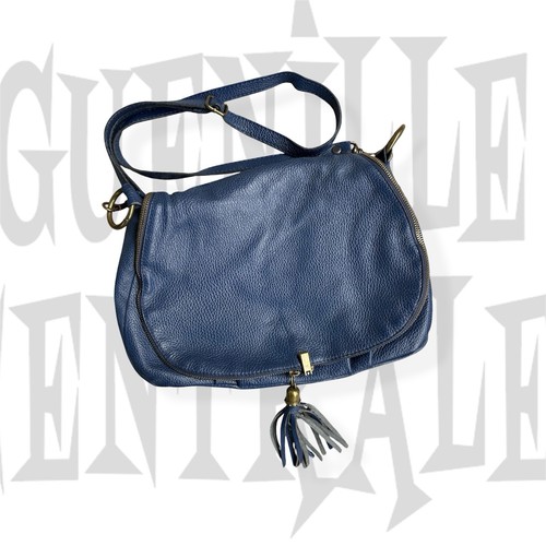 Sac cuir bleu - sac, Électrique