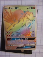 Carte Pokémon Entei GX 74/73 SL3.5 Soleil & Lune Légendes Brillantes FR NEUF
