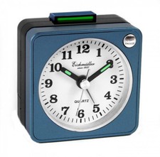 Réveil Analogue Lumière Snooze Bleu 19065