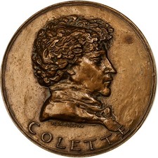 France, Médaille, Colette, Maison de Claudine, 1967, Bronze, Corbin, SUP