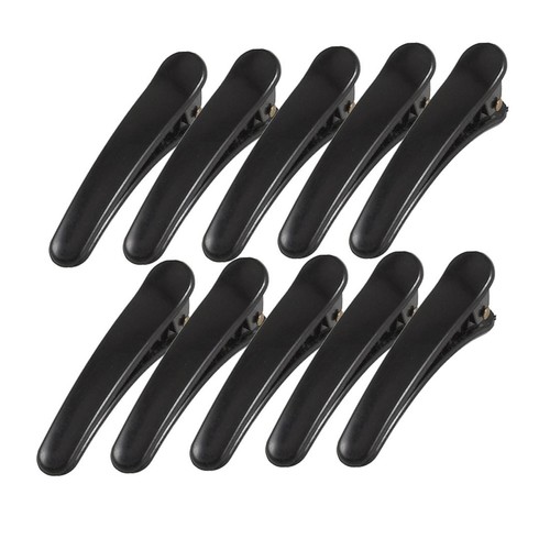 Pcs noir plastique pince en - noir,