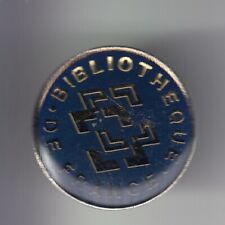 RARE PINS PIN'S .. ART LITTERATURE LIVRE BOOK BIBLIOTHEQUE DE FRANCE PARIS 75~EI