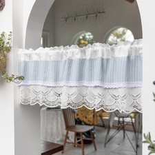 Demi Rideau de Fenêtre Rayure