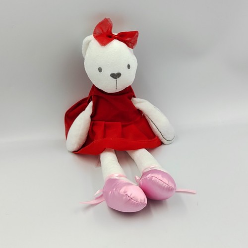 Doudou lapin blanc - , danseuse