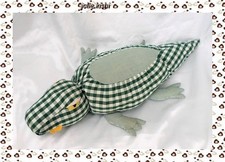 Doudou Peluche Crocodile Tissu