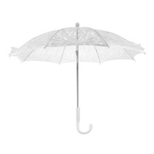  Parapluie de la scène parapluie de la dentelle blanche Embrella Uplella Bridal