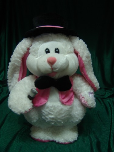 Dan dee animated plush bunny - dan,
