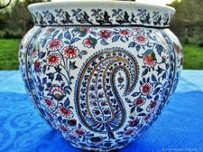 cache pot fleurs ancien en